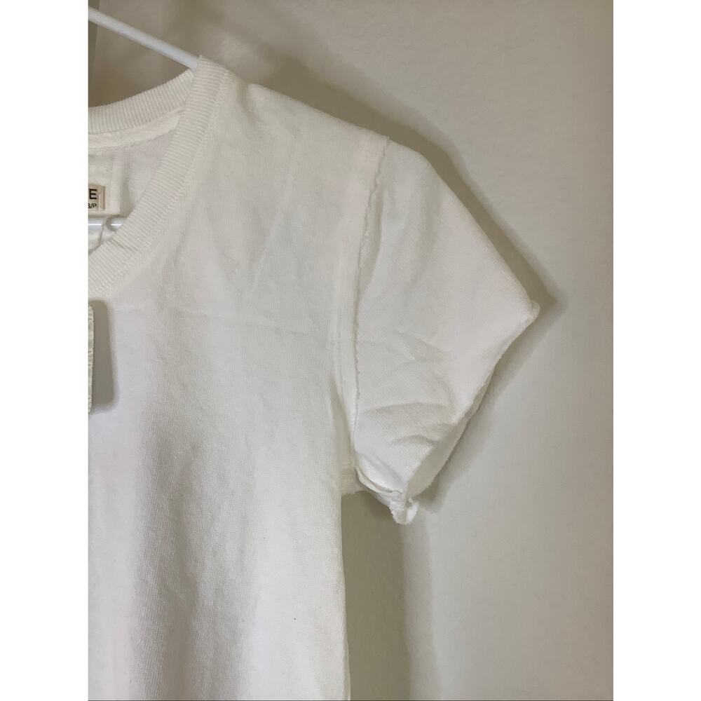 We The Free People Women's Small White The Tee that Got Away T Shirt Y2K R7-7 - Picture 3 of 7
